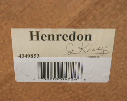 Henredon French Louis XVI Burl Walnut Dining Table W/ Oak Inlays  And 2 Leaves