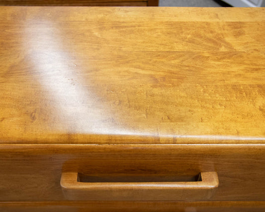 Russel Wright for Conant Ball Solid Maple Chest