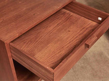 Teak 1 Drawer & Lower Shelf Side Table