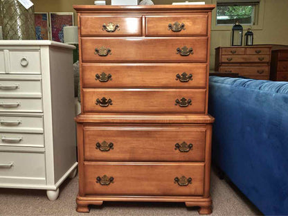 Maple 5 Over 2 Drawer Chest