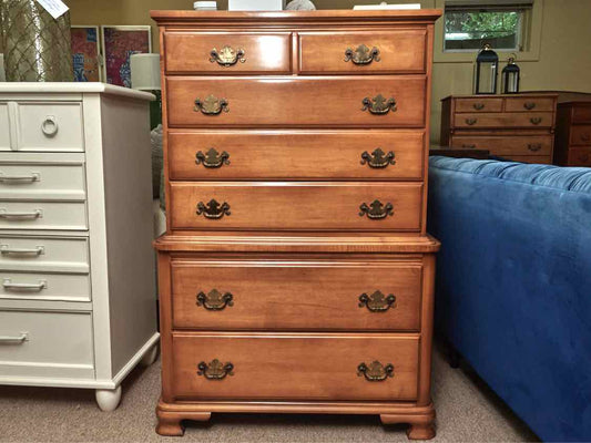 Maple 5 Over 2 Drawer Chest