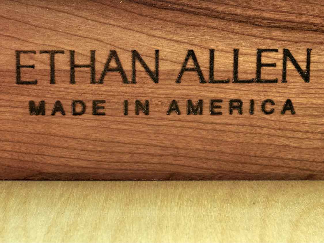 Ethan Allen Cherry File Drawer Desk