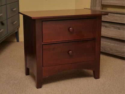 Pair Of Kincaid Cherry 2 Drawer   Nightstands
