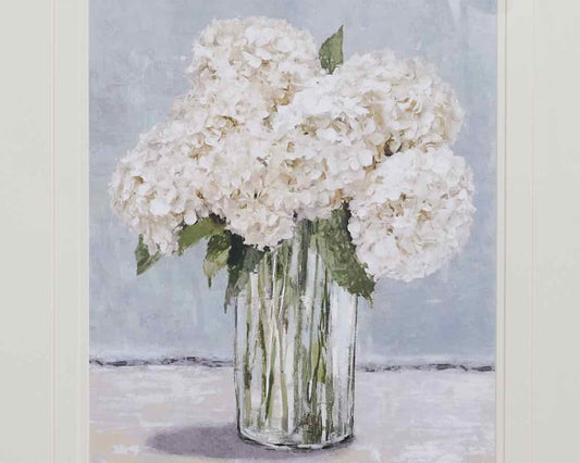 Framed Print: "Hydrangeas in Vase II"
