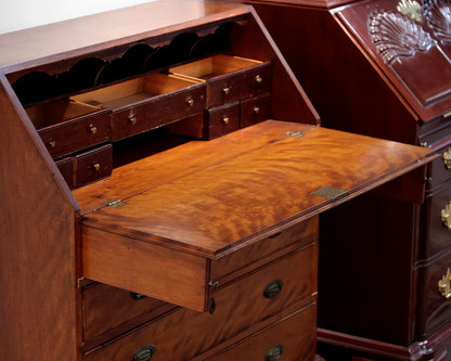 Antique Cherry Wood Secretary Desk