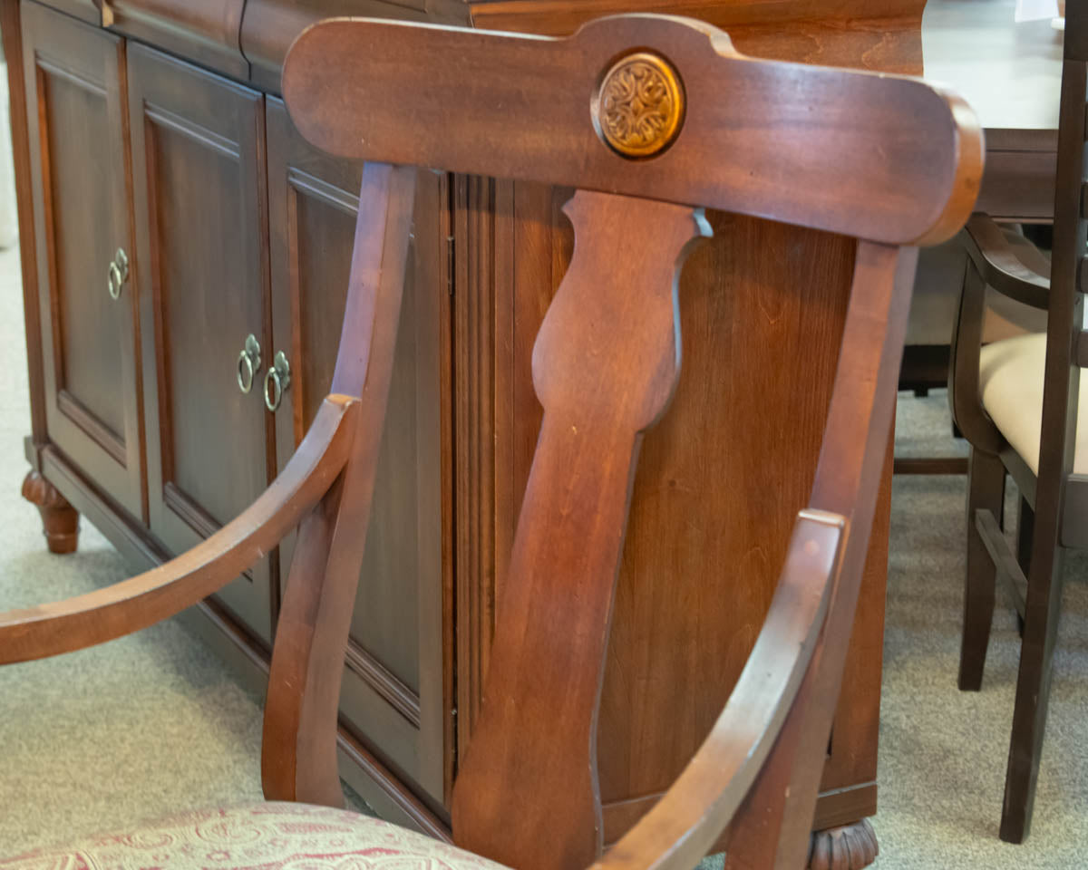 Ethan Allen 'British Classics' Dining Table & 6 Chair Set