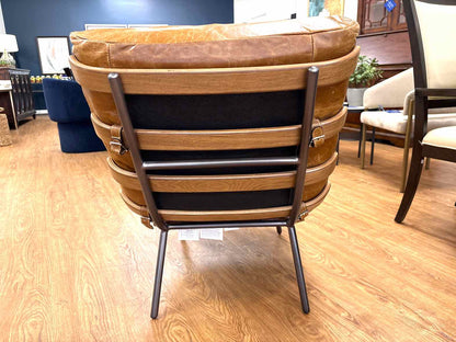 Pair of MCM Leather Chairs