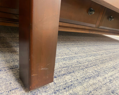 Bench Made Solid Cherry Finish Queen Bed