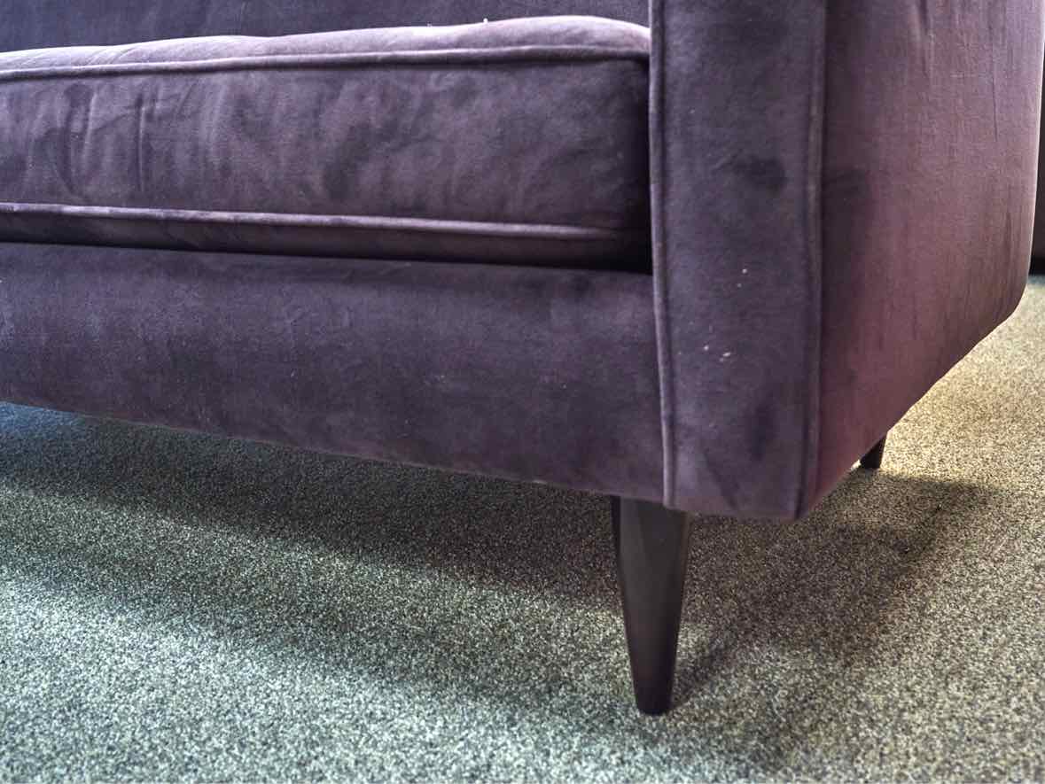 Room & Board 'Reese' Sofa in Eggplant