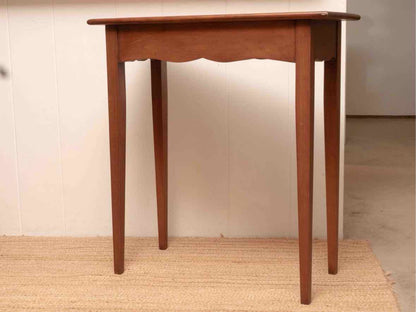 Cherry Stained Maple  Shaker Legs Console