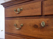 18th Century Chippendale Maple Tall 7 Drawer Chest