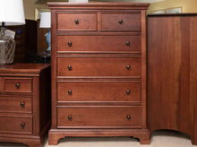 Vaughn Bassett Cherry  5 Drawer  Chest