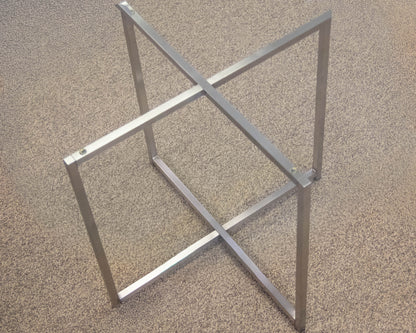 Room & Board Glass & Metal Contemporary Side Table