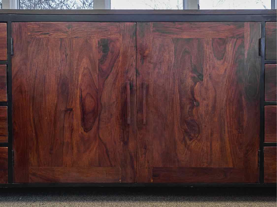 Mohr & McPherson Two Tone Elm Wood Sideboard