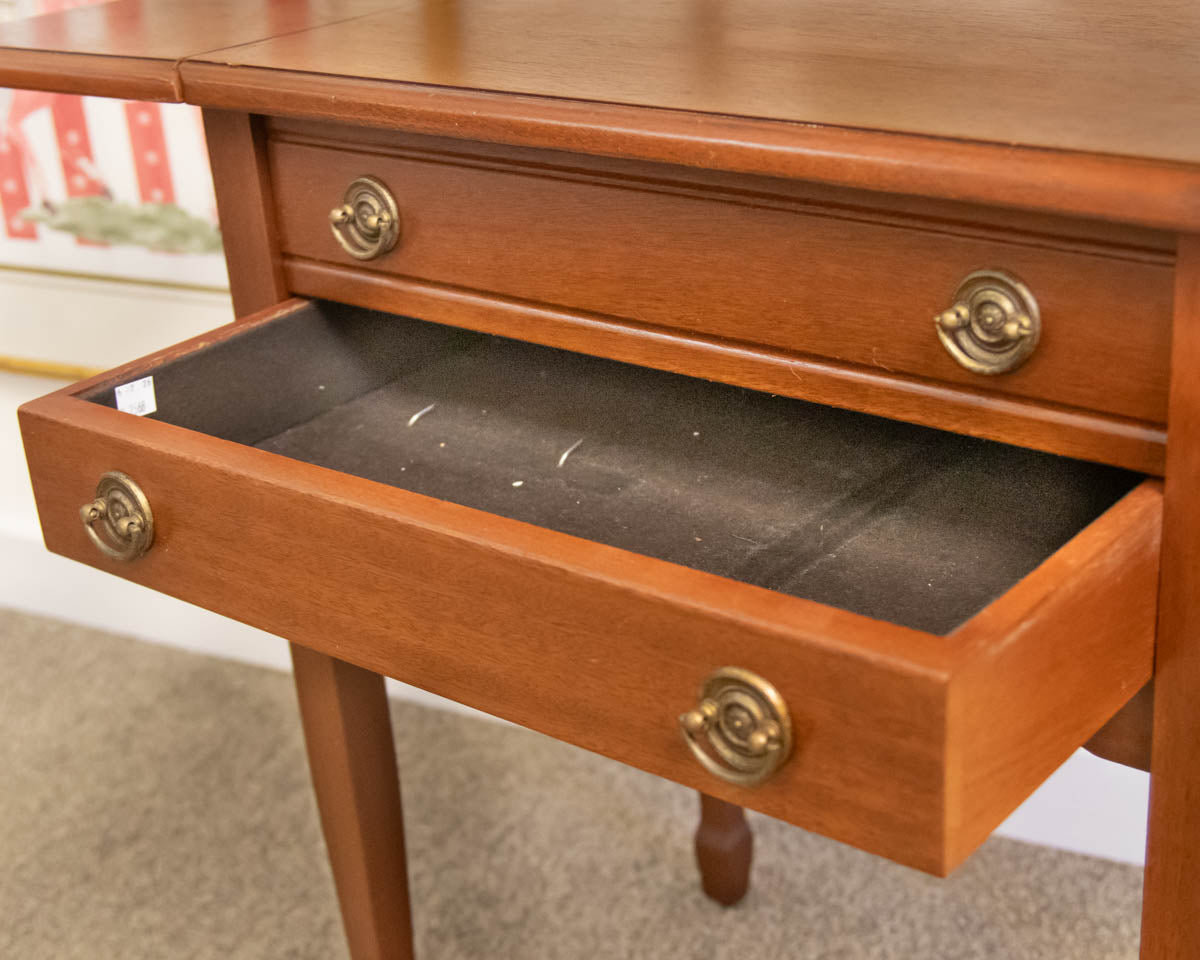 Cherry Silver Chest Lift-Top Lid & Drawer