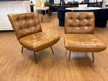 Pair of MCM Leather Chairs