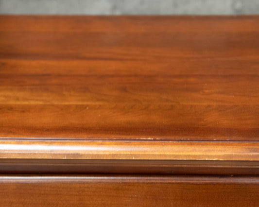 Solid Cherry Mule Dresser in Dark Finish