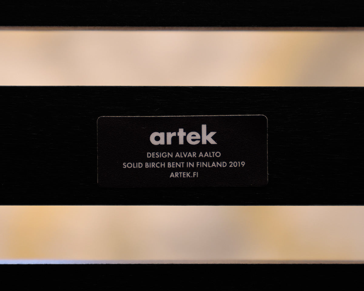Black Metal Artek Bench