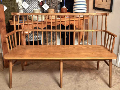 Four Hand 'Aspen' Oak Bench with Arms
