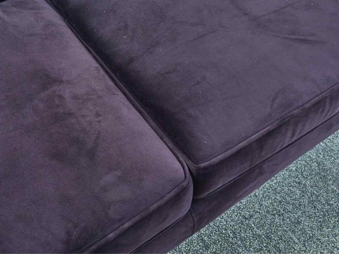 Room & Board Holmes Mid-Century Sofa in Eggplant