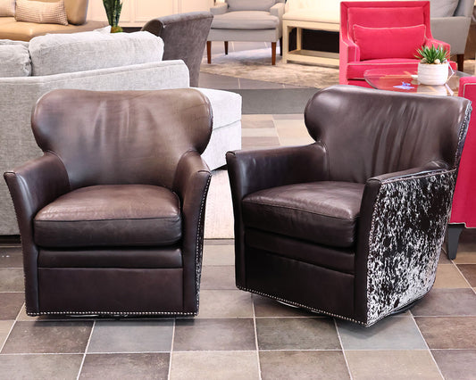 Hooker Pair of 'Kato' Swivel Chairs