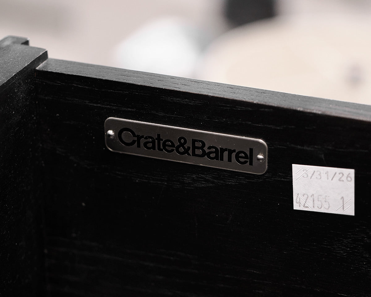 Crate & Barrel Black Lingerie Chest