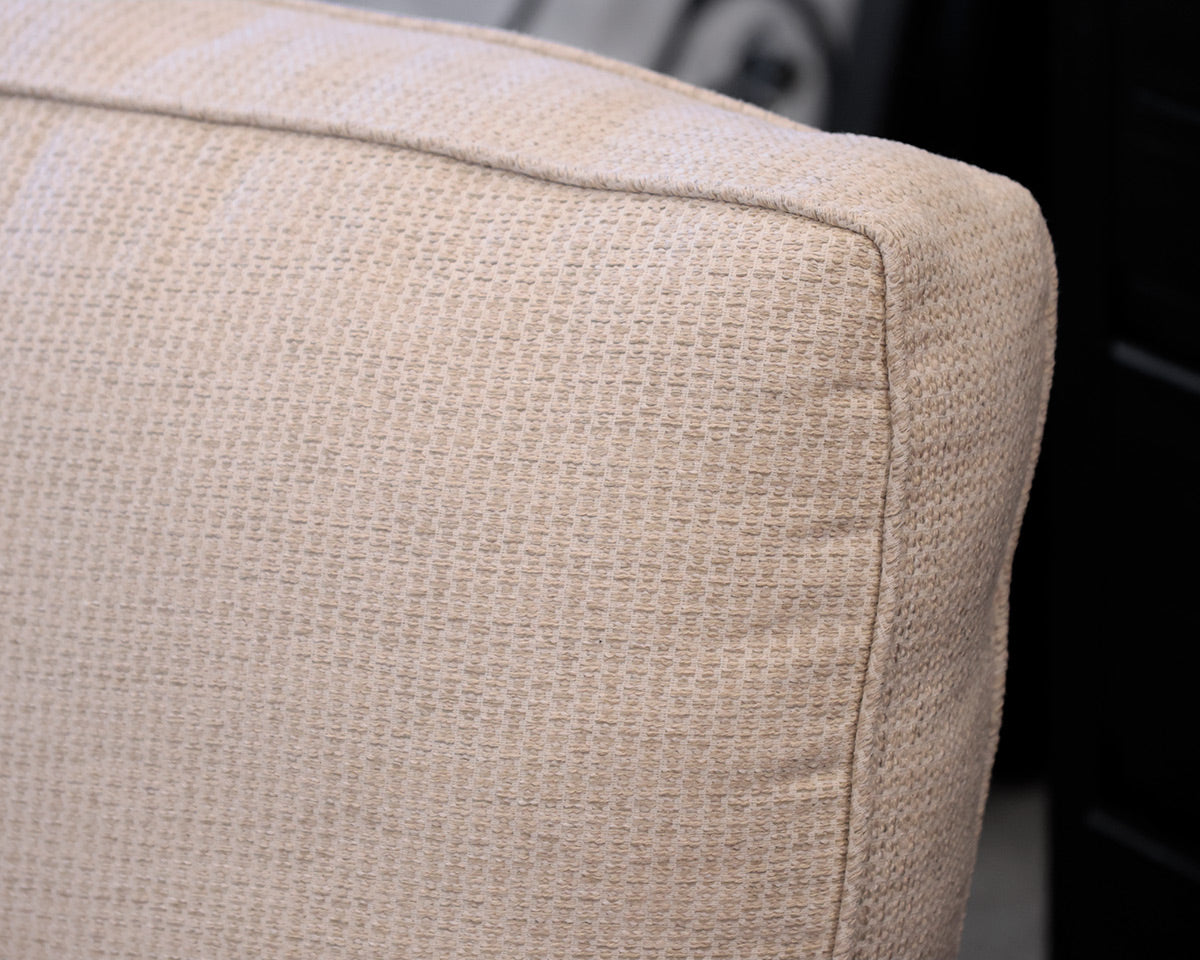 Custom 3 Cushion Skirted Sofa