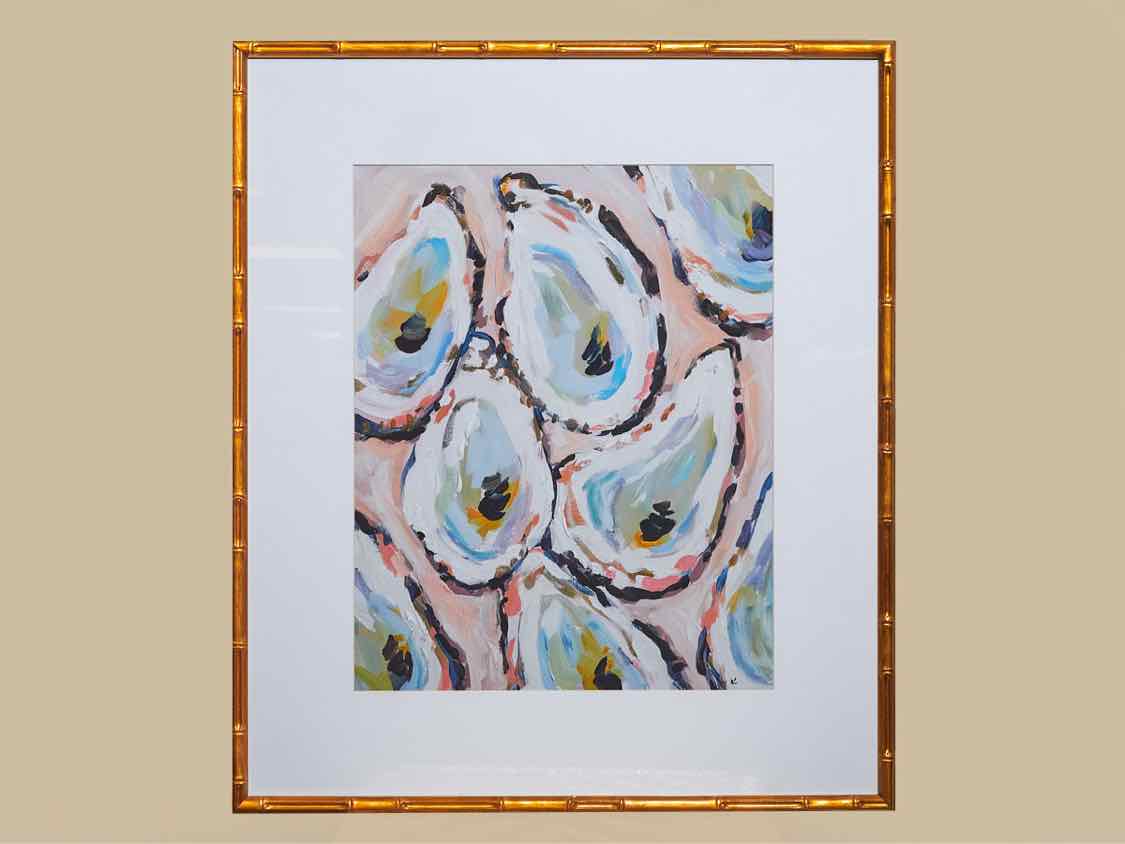 Framed Giclee:  "Oyster Shells II"