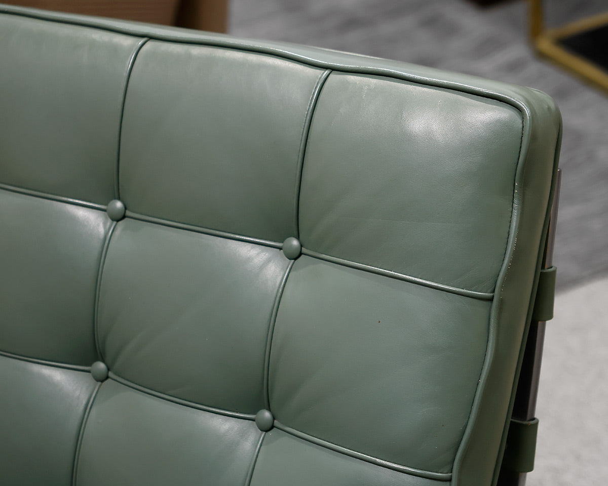 Set of Two Knoll Mies Vander Barcelona Chairs