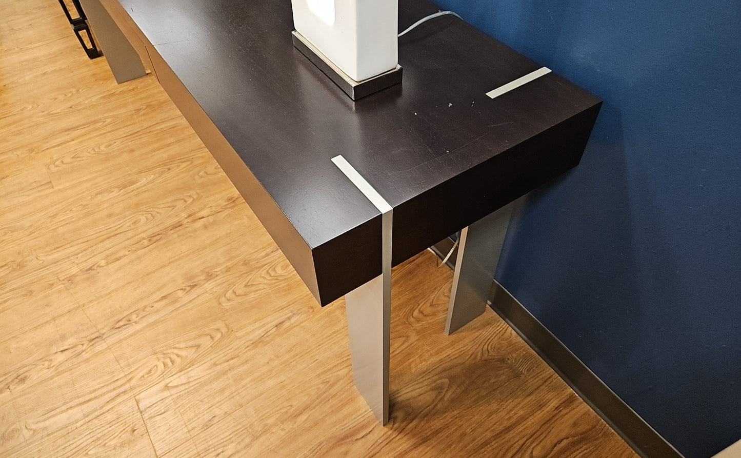 Antoine Proulx Contemporary Espresso Console Table
