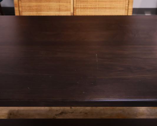 Bassett Farmhouse Dining Table in Espresso Finish