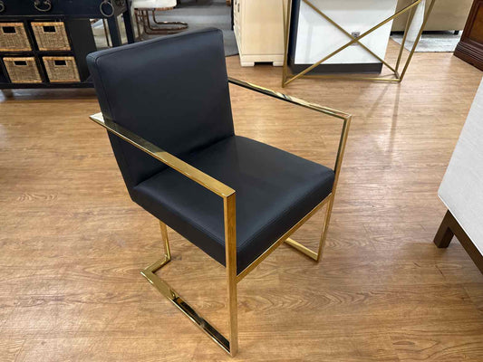 Set Of 8 Black Dining Chairs