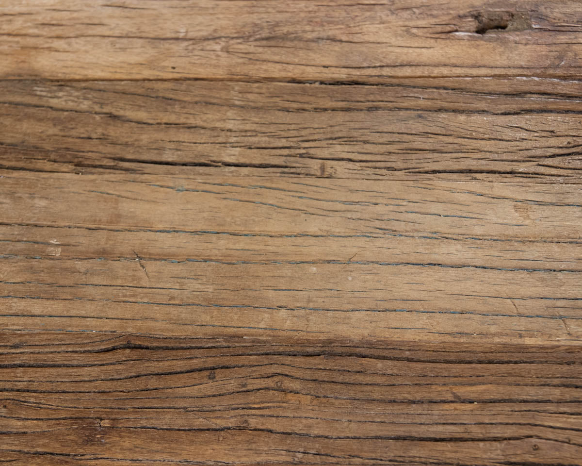 Restoration Hardware Industrial-Style Desk W/ Reclaimed Woodtop
