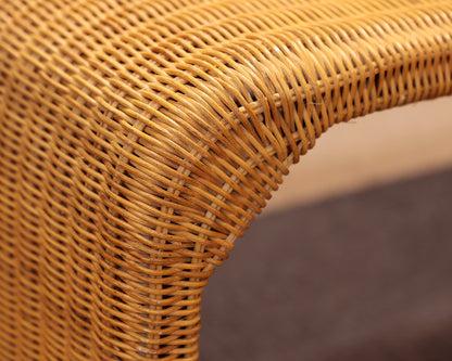 Wicker Waterfall Cocktail Table