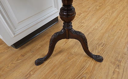 Vintage Chippendale Pie Crust Accent Table