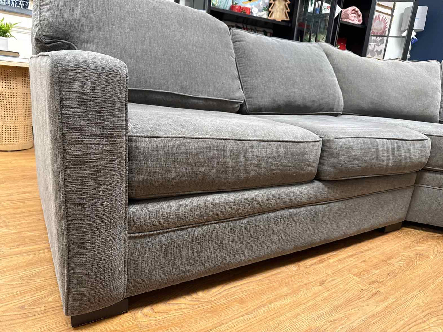 Jonathan Louis Four Piece Gray Sectional w/ Chaise
