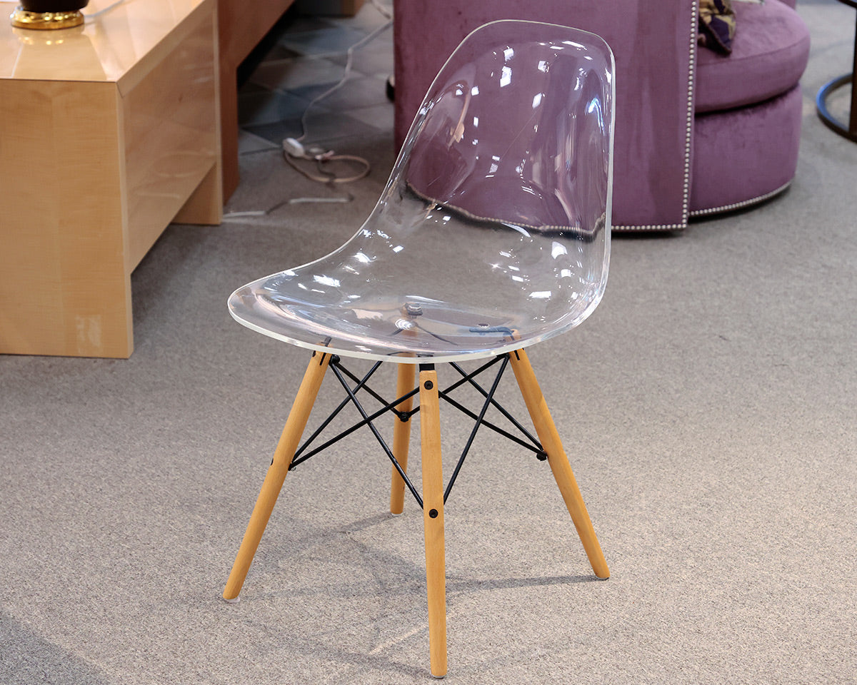 Contemporary Acrylic Office Chair