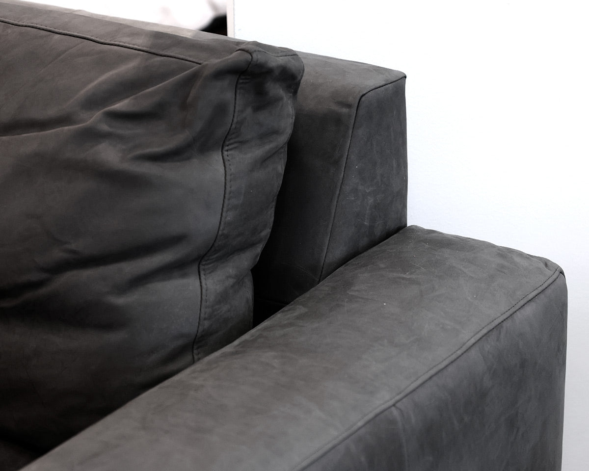 Arhaus "Kipton" Nubuck Leather Sectional