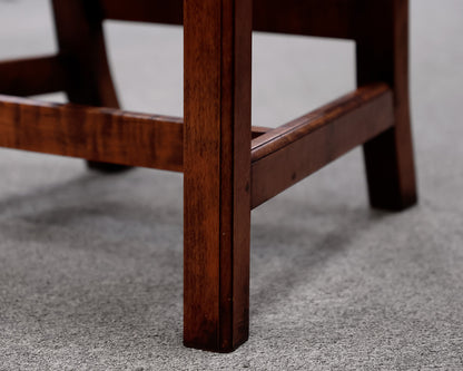 Set of 5 Chippendale Style Maple Dining Chairs