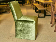 Pair of Joss &  Main 'Edson' Emerald Green Microfiber Upholstered Dining Chairs