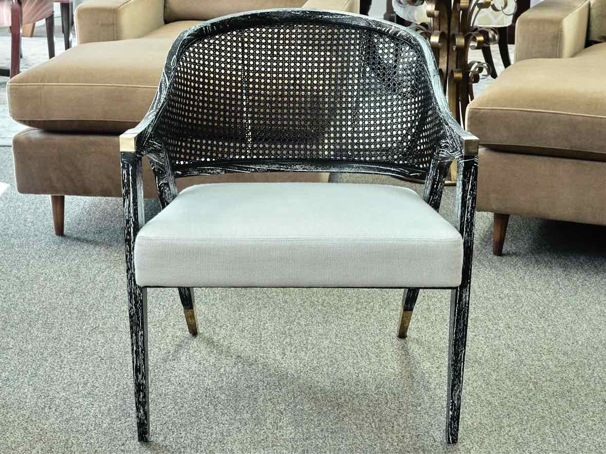 Set of 4 Villa & House Edward Lounge Chairs in Jet Black