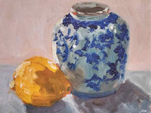 'Lemon Chinoiserie' Framed Print