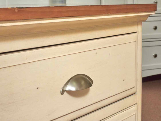 Liberty Furniture 'Ocean Isle' Bisque Rubbed Finish  3 Drawer  Nightstand