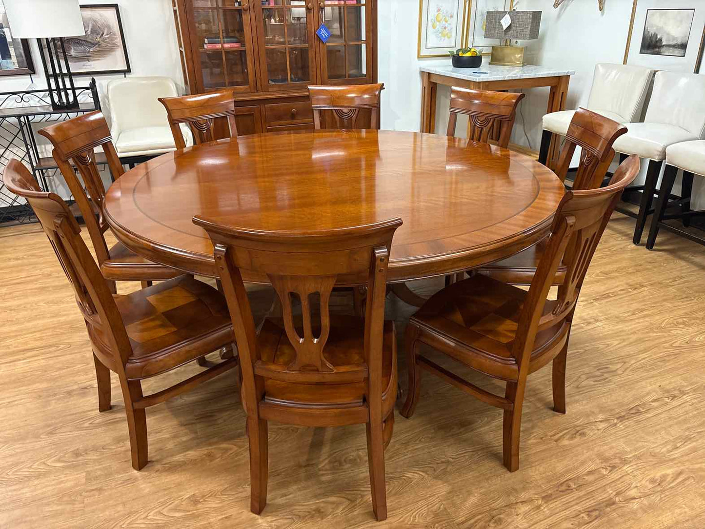 Set of 8 Mahogany Dining Chairs