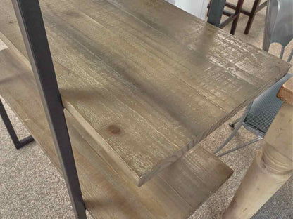 Pottery Barn Black Metal Frame  Etagere with 4 Shelves