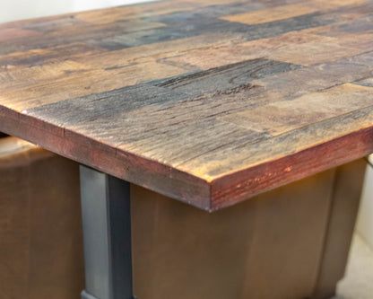 Reclaimed Wood Top Standing Desk