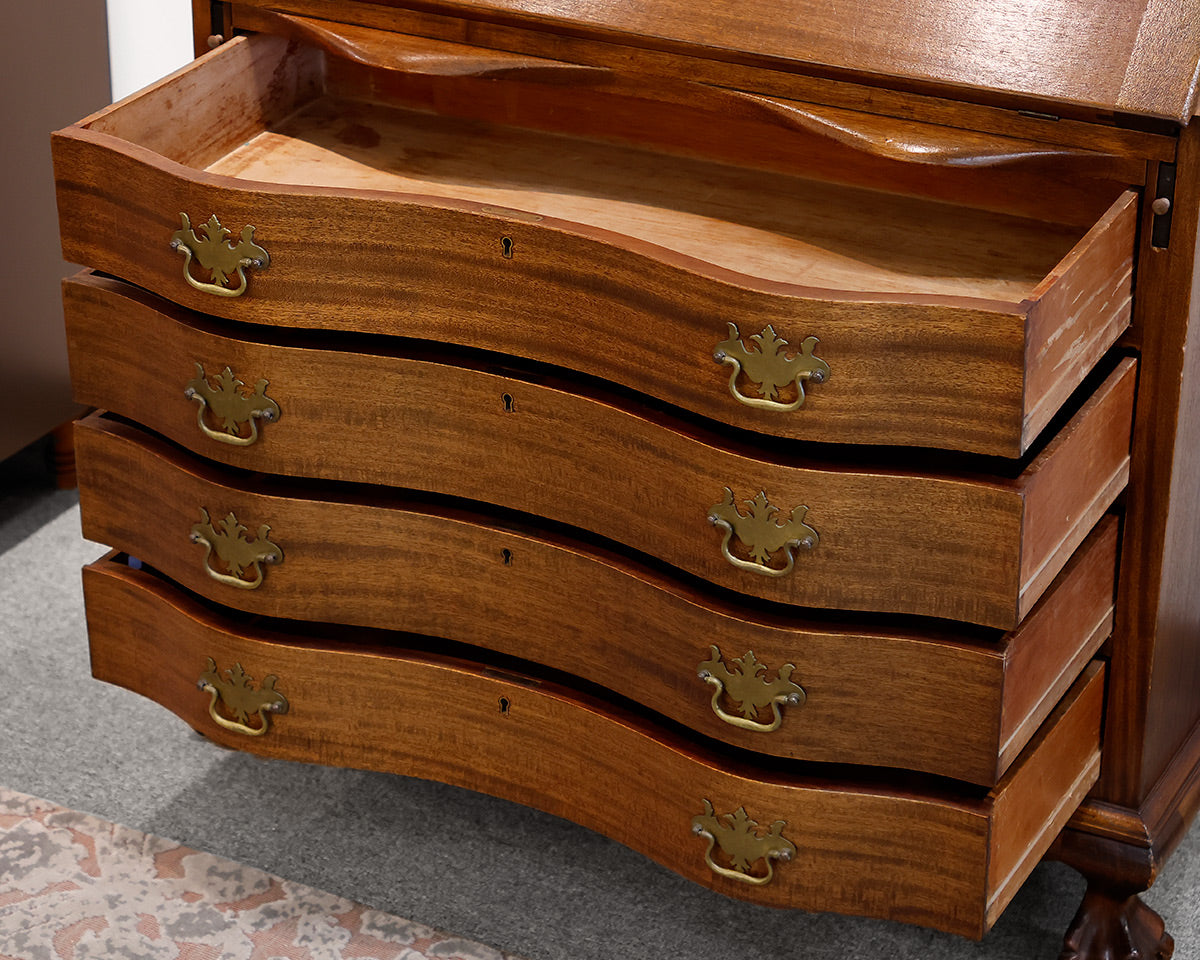 Mahogany antique secretary desk