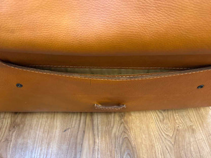 Roche Bobois 'Ascot' Cognac Leather Sofa