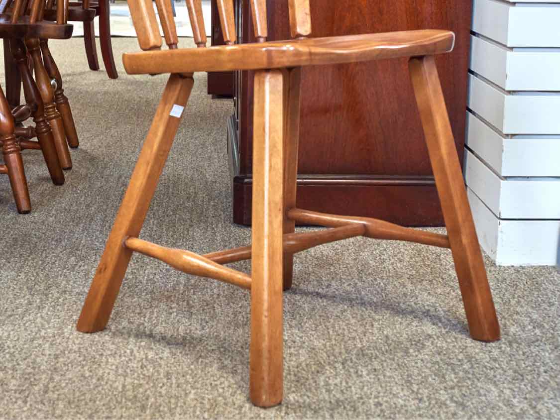 Maple Drop Leaf Table & Set of Four Slat Back Chairs