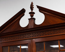 Mahogany Breakfront China Cabinet